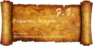 Fogarasi Vivien névjegykártya